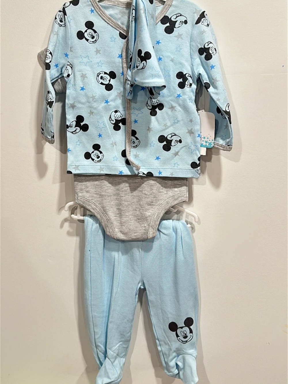3 for $25 Disney Mickey Mouse Baby Boy Clothing Set 3-6 months